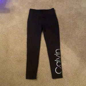 Black Calvin Klein leggings